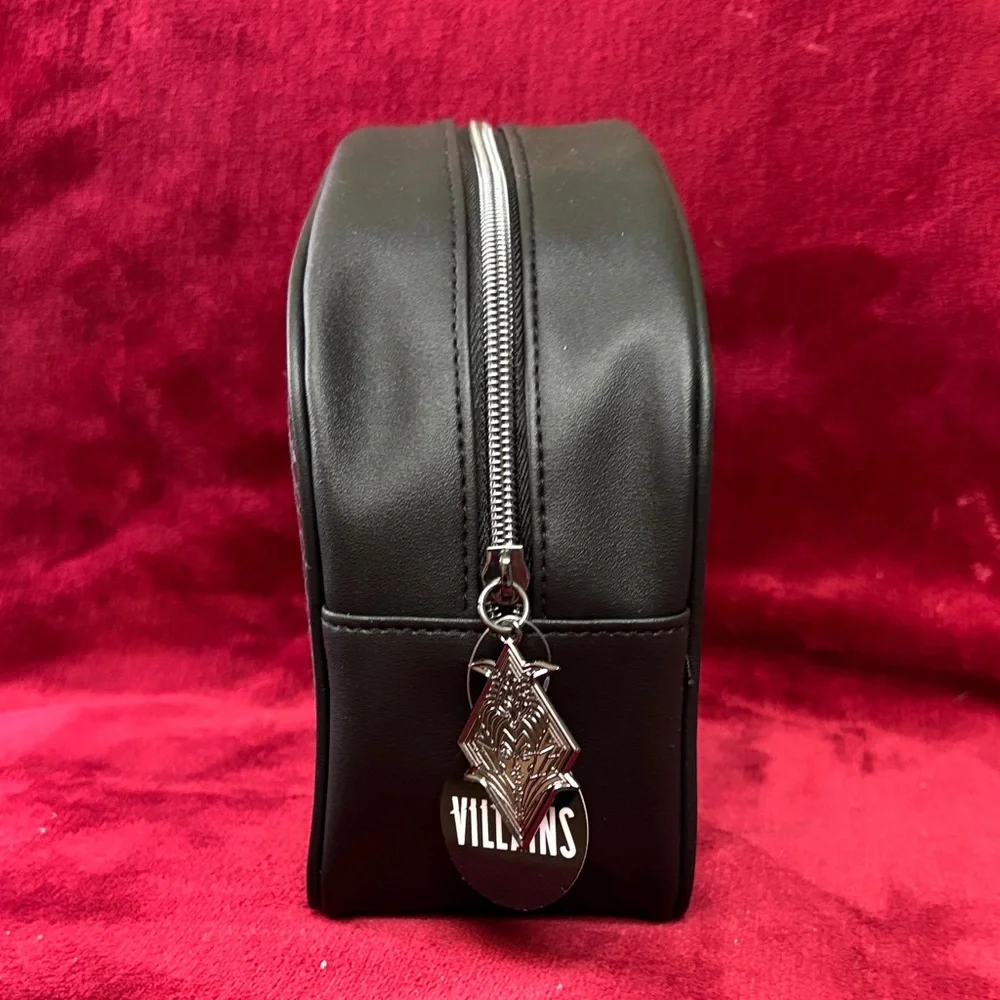 Bath & Body Works Disney Villians Malificent Iridescent Black Cosmetic Bag NWT